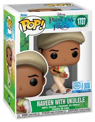 Immagine prodotto di Figurina POP Disney La principessa e il ranocchio Naveen con ukulele #1737