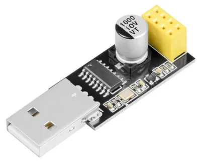 Produktbild von USB-Adapter / Programmer für ESP-01 /ESP-01S, CH340 Chipsatz