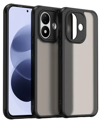 Produktbild von Coverup Mattes Transparentes Back Cover mit Kameraschutz - Xiaomi Redmi Note 17 4G / 5G Hülle - Schwarz