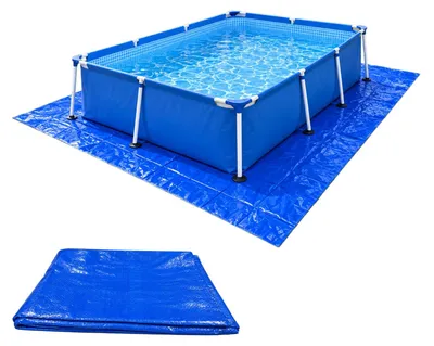 Zdjęcie produktu dla Podkładka pod basen, składana mata ochronna pod podłogę, wymiary 205 x 305 cm