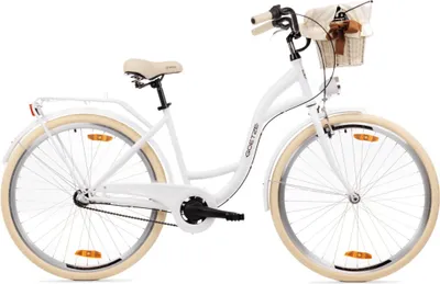 Obrázok produktu pre Dámsky mestský bicykel Goetze Style 28" – 3 rýchlosti Nexus, oceľový rám 18", LED osvetlenie, košík