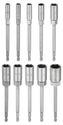 Produktbild von Schlüsselsatz mit 10 Teilen - 6-19 mm, mit Sechskantaufnahme