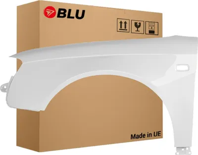 Image de BLU Aile Compatible avec Audi A4 B7 LY9C Gauche Weiss IbisWeiss | 2004-2008 | Avant | Peint| Prêt à Monter | Galvanisé