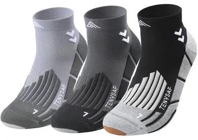 Produktbild von Lounwee Kompressions Laufsocken Herren: 360° Support Fußgewölbe