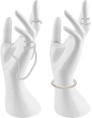 Produktbild von Armbandhalter Weiß 2er Set Schmuckständer