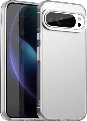Produktbild von Handyhülle für Google Pixel 10 Pro XL Schlank Durchscheinend Matt Stoßfest Schutzhülle Weiß