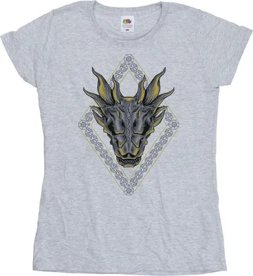 Produktbild von Game Of Thrones: House Of The Dragon - T-Shirt für Damen BI22977 (XXL) (Grau)