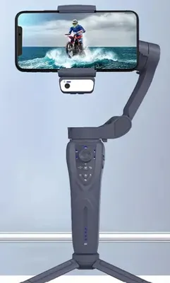 Produktbild von MagniTrack Pro Gimbal 2024 - Smartphone Gimbal - AI-gestützte Stabilisierung, Gesichtserkennung, und 3-Farb-Beauty Light.