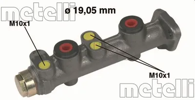 Produktbild von METELLI 05-0028 Bremszylinder Hauptbremszylinder für FIAT Panda Schrägheck (141) Uno Schrägheck (146) für SEAT MARBELLA (28)
