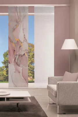 Produktbild von MARMOSA Schiebegardine, halbtransparent, Bambusoptik, 260x60 cm