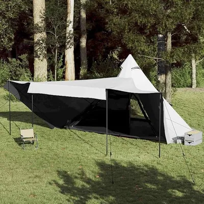 Produktbild von Tipi-Familienzelt 8 Personen Blau Wasserdicht Garten | Campingzelt, leicht Kuppelzelt Camping Zelt Einfacher Aufbau für Wandern Backpacking