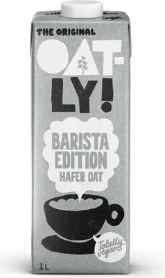 Imagen del producto de Oatly Barista Edition, bebida a base de avena, 1.0 litros