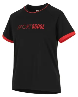 Produktbild von Diesel Amtee-crossoon-wt15 Herren T-shirtblack 55dsl Sport Jersey