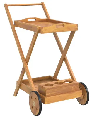 Produktbild von vidaXL Teewagen 54x87x90 cm Massivholz Akazie