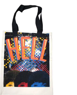 Produktbild von Stofftasche mit Applikation - Hell - Beutel
