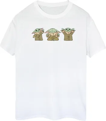 Produktbild von Star Wars - "The Mandalorian" T-Shirt für Damen BI45985 (XXL) (Weiß)