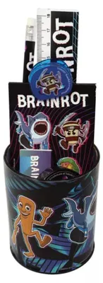 Zdjęcie produktu dla Zestaw do pisania "Brainrot Vibes" (7 elementów)