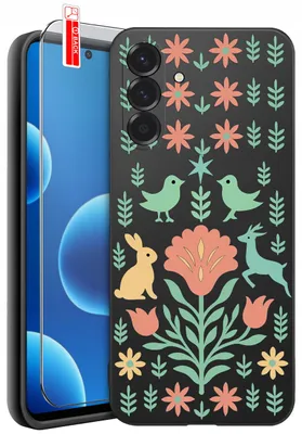 Produktbild von Hüllen für das Samsung A37 5G – Designs | Mattes Silikon-Case + 9H-Glas