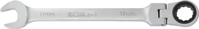 Produktbild von Elora Maulschlüssel mit Gelenk-Ringratsche, ELORA-204-R 10 mm