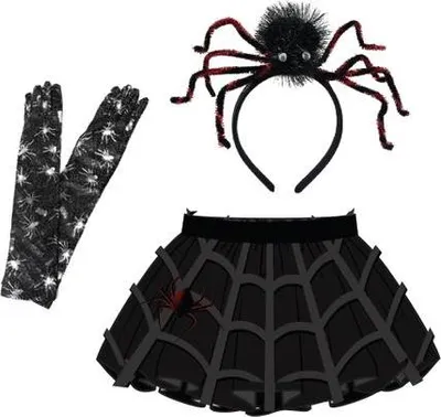 Produktbild von Halloween Kostüm Set SPIDER Rock Stirnband
