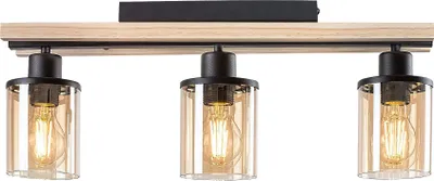 Immagine prodotto di Lampada da soffitto E27 3x25W colore nero 71083 Niylah Rabalux