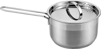 Zdjęcie produktu dla BANQUET Rondel ze stali nierdzewnej CASSIDA New Line 16 cm, 1,9 l, z pokrywką