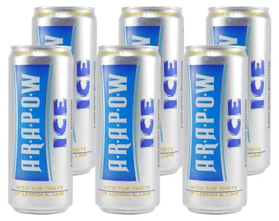 Produktbild von Arapow ICE Wodka & Lemon + Lime (12 x 0,33L)