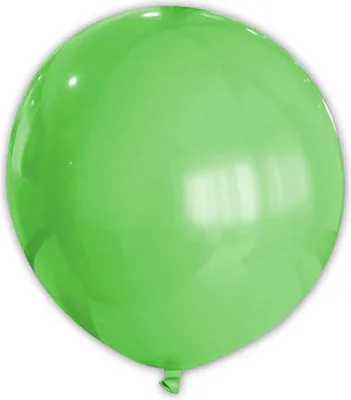 Image de Décoration de fête géante Ballon XXL vert 80 cm - taille unique