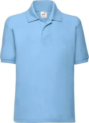 Produktbild von Kinder-Poloshirt, Kurzarm - FOL 65/35 POLO/K - sky - Größe 12/13