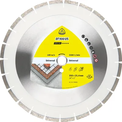 Produktbild von Klingspor DT 900 US Diamanttrennscheiben, 350 x 3 x 30 mm 24 Segmente 40 x 3 x 10 mm, Engverzahnt