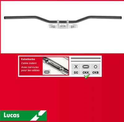 Obrázek produktu pro Stahllenker Flyerbar, Stahl, verchromt