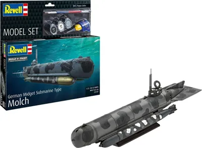Zdjęcie produktu dla Revell Model Set German Midget Submarine Type Molch 1:72