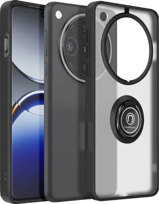 Produktbild von Avizar, Hulle Oppo Find X8 Pro Magnetring Transluzent, Schwarz