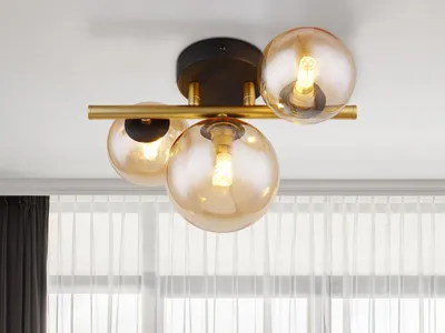 Produktbild von Globo Lighting Deckenleuchte Metall schwarz matt, 3x G9 LED