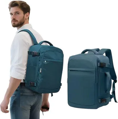 Productafbeelding van CarryQuest® - Laptophoes 15,6 inch, 35 liter, nylon, donkerblauw