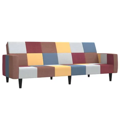 Produktbild von VidaXL 375825, Mehrfarbig, Schaum, Kunststoff, Polyester, Holz, 2200 mm, 1000 mm, 520 mm