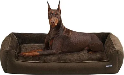 Produktbild von Hundebett, braun, 120x90x30cm, abnehmbar und waschbar