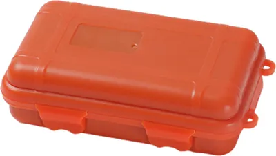 Produktbild von Wasserdichte, luftdichte, stoßfeste Aufbewahrungsbox für den Außenbereich, große Kapazität, kompakte Größe, tragbare Überlebensbehälter-Tragebox, Orange