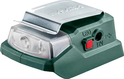 Produktbild von Metabo PowerMaxx PA 12 LED-USB, Ladegerät, Lithium-Ion (Li-Ion), 12 V, Metabo, Schwarz, 2 A