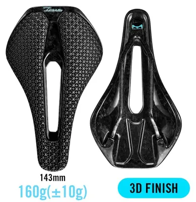 Produktbild von Ultraleichter Fahrradsattel aus Carbon 135/143 mm