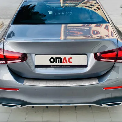 Produktbild von Ladekantenschutz Stoßstange für Mercedes A Klasse W177 2018-2025 Chrom Gebürstet