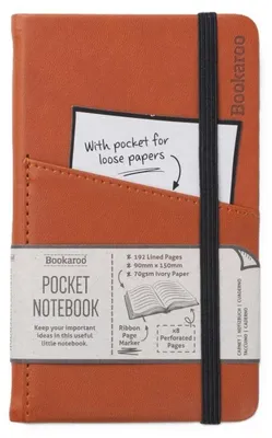 Produktbild von Bookaroo Notizbuch Journal Pocket A6 – Braun – IF