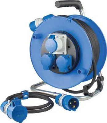 Produktbild von as-Schwabe Camping SET Kabeltrommel Adapterleitung CEE Verlängerung Schuko IP44
