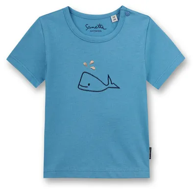 Produktbild von Sanetta Fiftyseven Jungen T-Shirt hellblau Wal 62