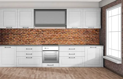 Produktbild von Küchenrückwand Folie selbstklebend ALTE ZIEGELWAND 350 x 60 cm - Klebefolie - Dekofolie - Spritzschutz für Küche -