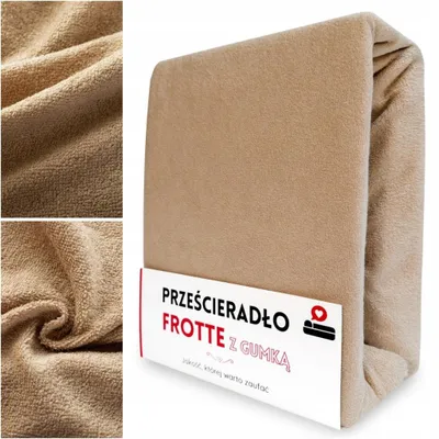 Produktbild von Łóżkoholicy Gaja Spannbettlaken Kinder Baumwolle Frottier Beige