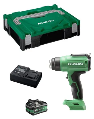 Produktbild von Heissluftgebläse HIKOKI RH18DAA1X (1 x 2,5Ah/5,0Ah + UC18YSL3 + Koffer HSC I)