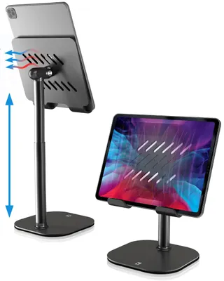 Productafbeelding van Verstelbare tablethouder 18-25 cm, 270° kantelbaar, voor 15,6-17 inch monitoren