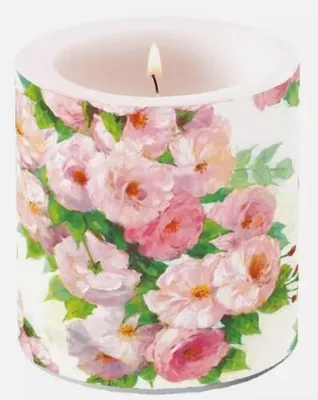 Produktbild von Kerze klein – Candle small – Format: Ø 7,5 cm x 9 cm – Brenndauer: 35
