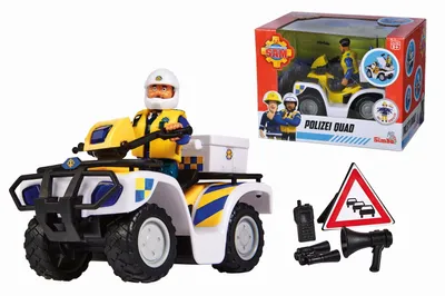 Immagine prodotto di Quad della polizia Sam con figura